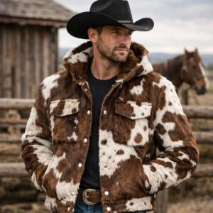 Cowhide Hairon Jacket