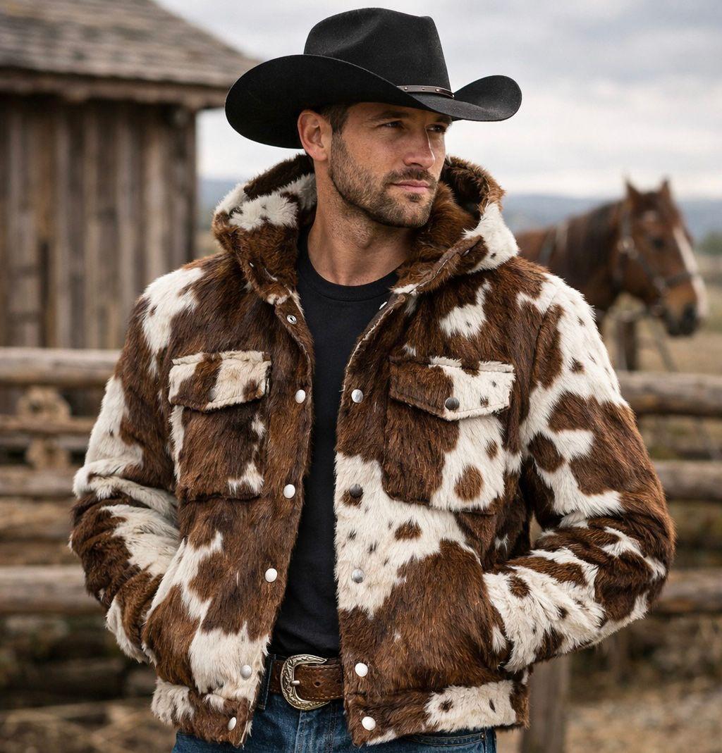 Cowhide Hairon Jacket