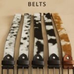 Cowhide Hairon Belt