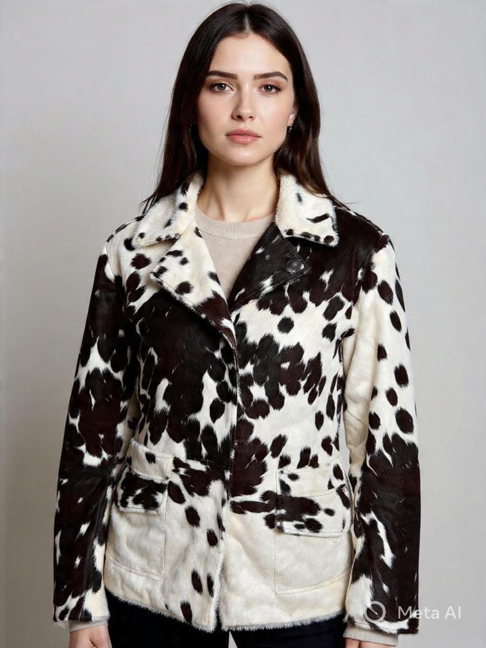 Cowhide Hairon Jacket - Image 2