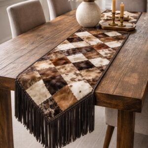 Cowhide Table Runner